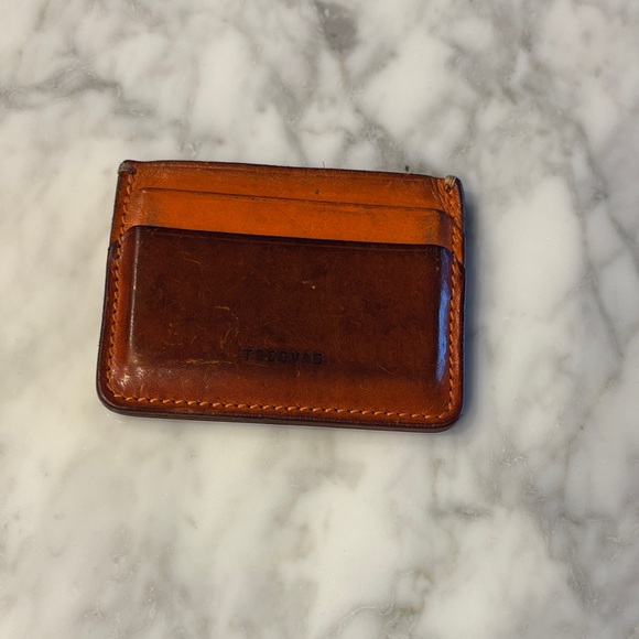 Tecovas Blaze Orange Cardholder - Picture 1 of 4